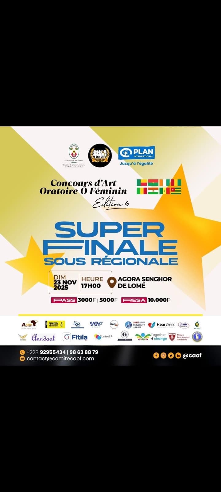 Concours d'art Oratoire Ô Féminin